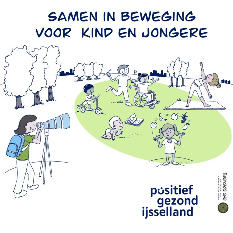 Samen in beweging voor kind en jongere, voor Positief Gezond IJsselland, juni 2023