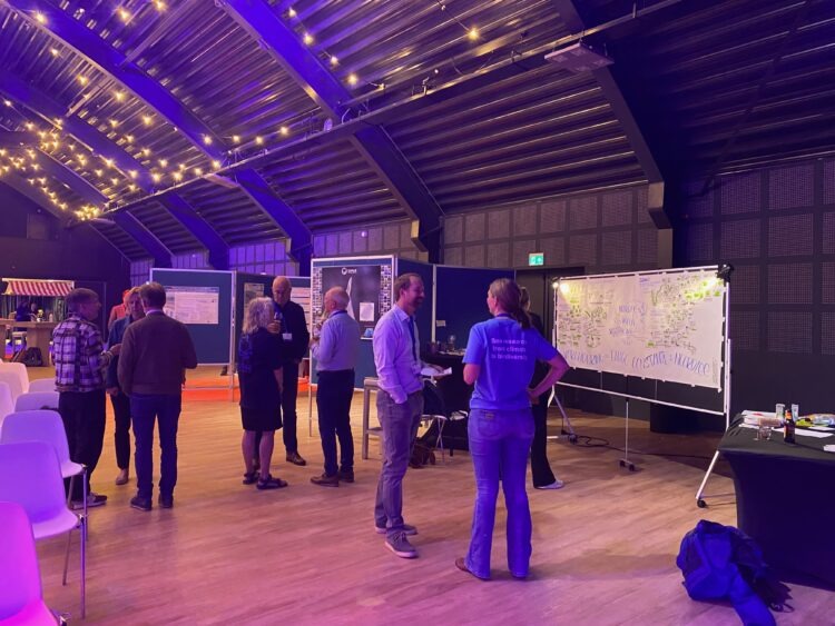 Graphic wall tijdens Noordzeedagen, voor NIOD, sept 2023